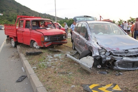 Giresun’da Trafik Kazas: 7 Yaral